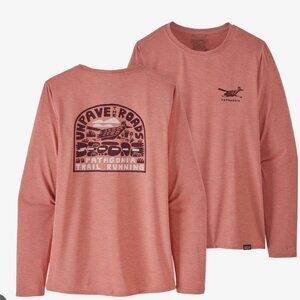 Patagonia Women's Long-Sleeved Capilene Cool Daily Graphic Shirt, Size XL